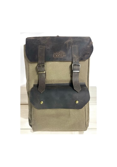 Vintage Kanvas Deri Su Geçirmez Unisex Laptop Bölmeli Okul Seyahat Kamp Sırt Çantası 31 Cm X 44 Cm Kahverengi Vintage Kanvas Deri Su Geçirmez Unisex Laptop Bölmeli Okul Seyahat Kamp Sırt Çantası 31 Cm X 44 Cm Kahverengi
