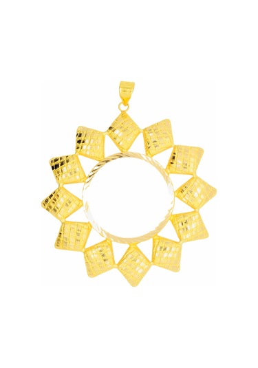 Cigold 22 Ayar Altın Taşsız Fantezi Kolye Ucu K1Kluc0680025586