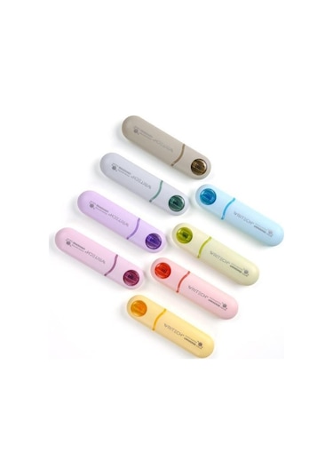 Writech Astronot Fosforlu Kalem Seti Neon Renkler 4'lü Set - W-8154/4set Çok Renkli