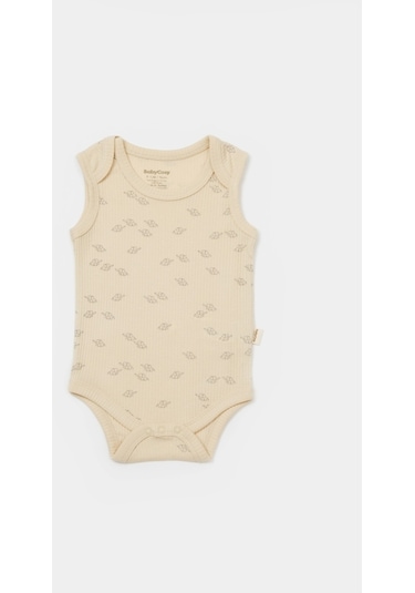 BabyCosy Organik Modal Fil Baskılı 2'li Askılı Badi 001