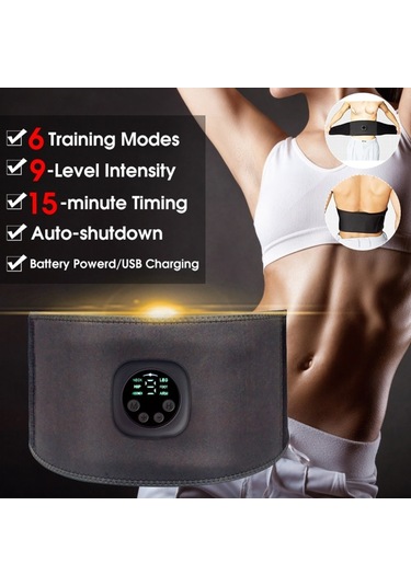 Leezsing Akıllı Unisex Usb Şarj Edilebilir Ems Fitness Eğitmeni Kemer Led Ekran Elektrikli Kas Stimülatörü Karın Kası Etiketi Ev Kas Eğitim Cihazı-83 Çok Renkli Leezsing Akıllı Unisex Usb Şarj Edilebilir Ems Fitness Eğitmeni Kemer Led Ekran Elektrikli Kas Stimülatörü Karın Kası Etiketi Ev Kas Eğitim Cihazı-83 Çok Renkli