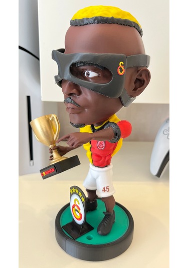 Victor Osimhen Figürü 5 Yıldız 25. Yıl Özel Seri 26 Cm