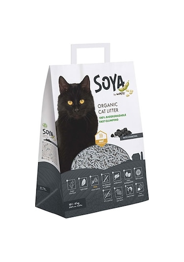 M-pets Soya Organik Aktif Karbonlu Kedi Kumu 10 Lt 244-42004.01