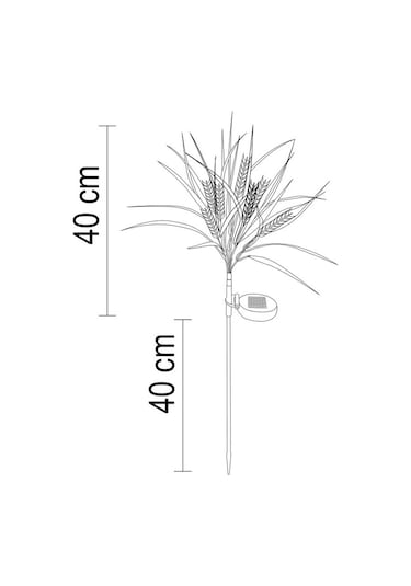 Forlife 7w Solar Led Işıklı Çiçek Armatür Başak Fl-3209