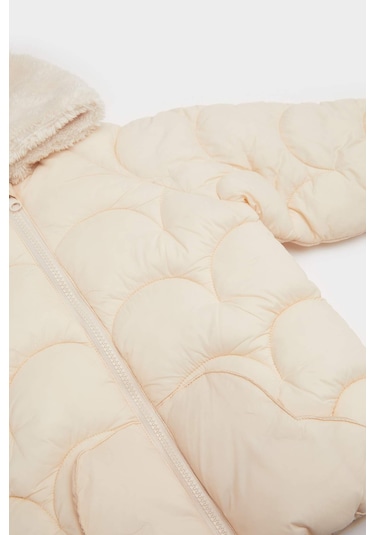 Defacto Kız Bebek Rüzgar Geçirmez Su Geçirmez Kapüşonlu Kapitoneli Fermuarlı Mont E7951a525auer37 Ekru Defacto Kız Bebek Rüzgar Geçirmez Su Geçirmez Kapüşonlu Kapitoneli Fermuarlı Mont E7951a525auer37 Ekru