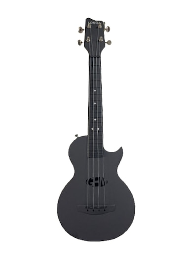 Carbon Fiber Ukulele Tam Profesyonel Ful Set Mat Siyah