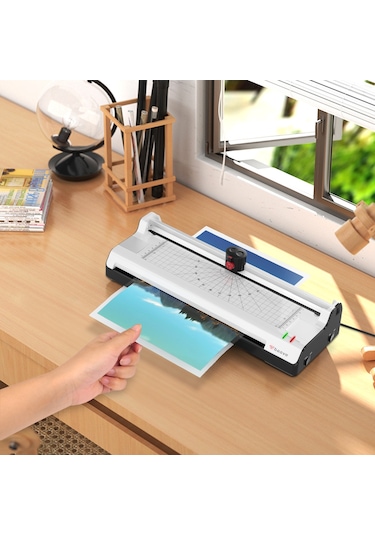 Baove OCW380 Laminasyon Makinesi - A3, A4, A5, A6 - Laminasyon Kaplama ve Kağıt Kesme Makinesi