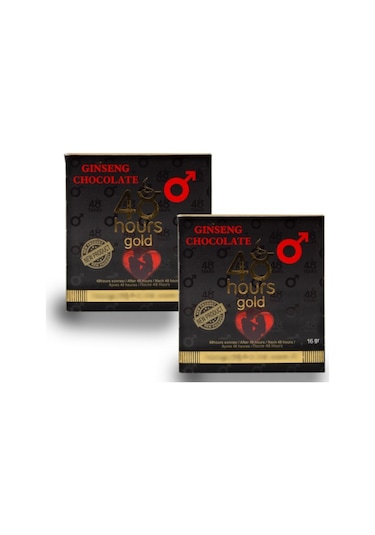 2 Adet 48 Hours Gold Ginseng Çikolata & Nitromax Ginseng Çikolata