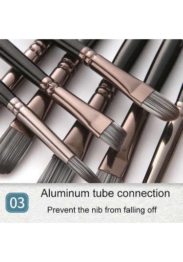 Willowhaven Zhu Tıng 24 Adet Naylon Kıl Boya Fırçası Seti, Suluboya Fırçaları, Bez Çanta, Turuncu Kırmızı Çubuk