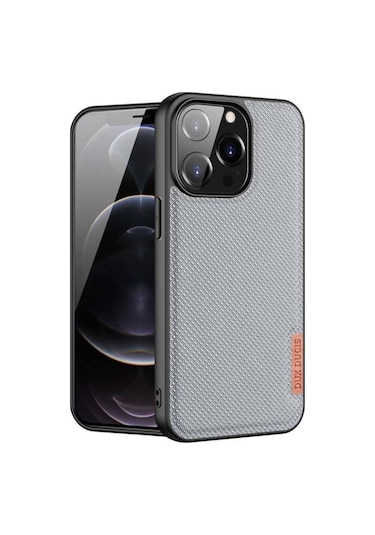 Dux Ducis Fino Serisi Iphone 13 Pro Max Kilif Premium Dokuma Sil 301893717 - Renk / Yesil