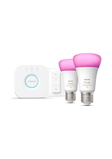 Philips Hue 1100 9-75W Renkli Akıllı Başlangıç Seti 2'li