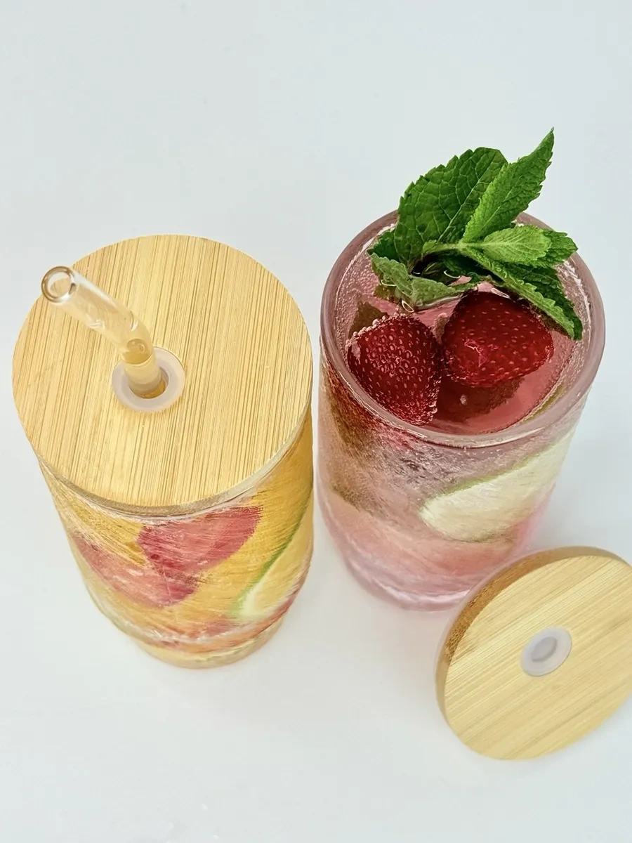 Conflate Pipetli Ve Kapaklı Bardak Seti 2 320 Ml 418735149 Beyaz