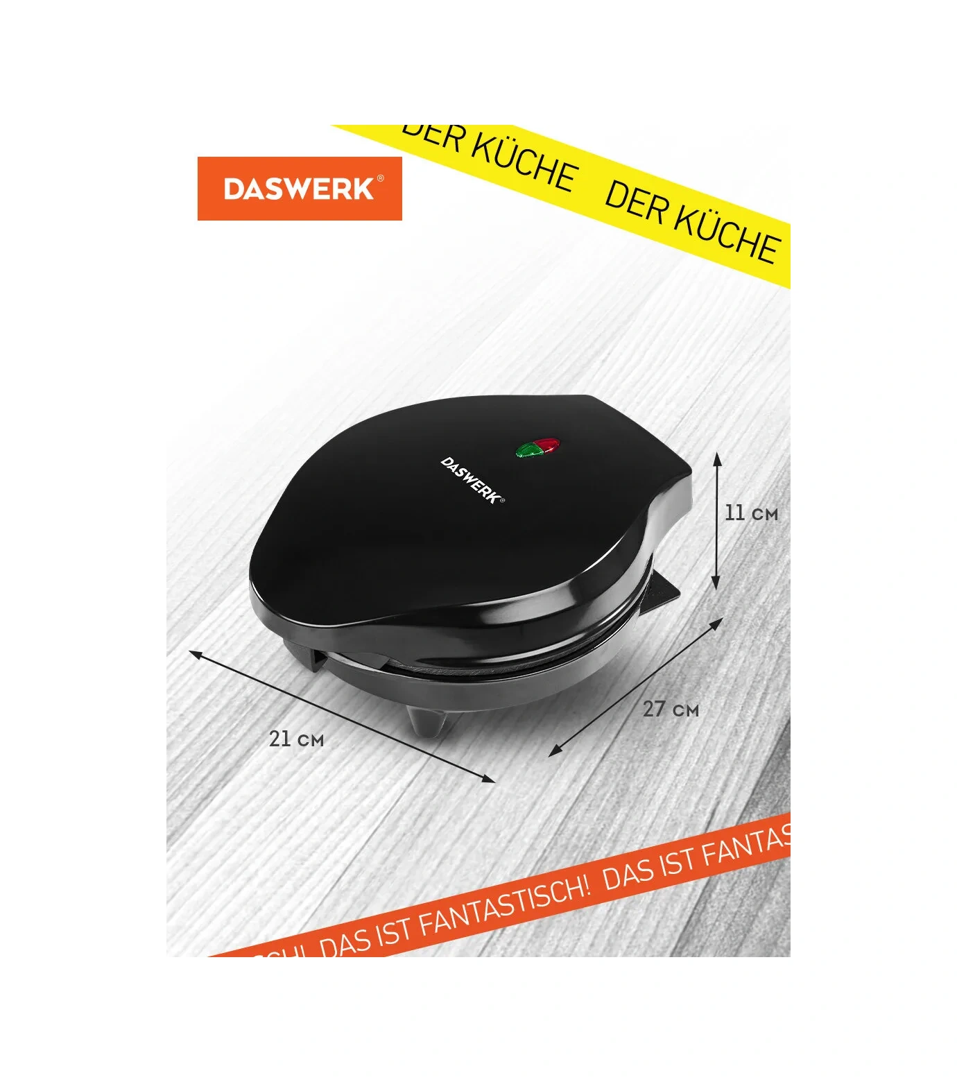 Daswerk Elektrikli Waffle Makinesi 207480046