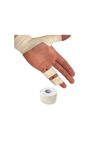 3.75 Cm X 10 Metre Beyaz Fiksasyon Yapışkanlı Bandajı Rijit Bant