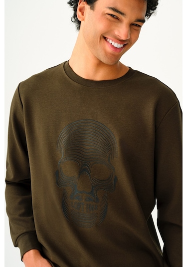 Loft Erkek Sweatshirt Lf2037422 Haki