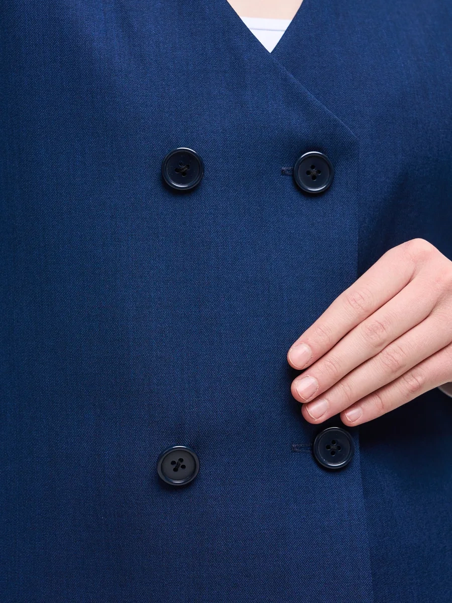 Sinaa Moda Okul Kostüm Yeleği İç Astarlı 428967085 Mavi