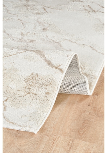 Kaşmir Halı 7/24 Sahara Blanca Bej 160x230 CM Salon Mutfak Halısı Kilim