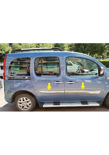 Renault Kangoo 2 Krom Yan Kapı Çıtası 4 Kapı 2008 -2011 P.çelik