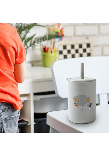 Dolıty Eğitim Kupası 150ml Kırılmaz Bebek İçme Fil