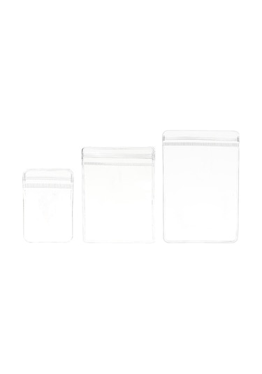 Symbee Gümüş Ve Altın Takılarını Koruyan, Taşınabilir 20'li Paketli Anti-oksidasyon Kapaklı Depolama Poşetleri - Orta Boy Beyaz