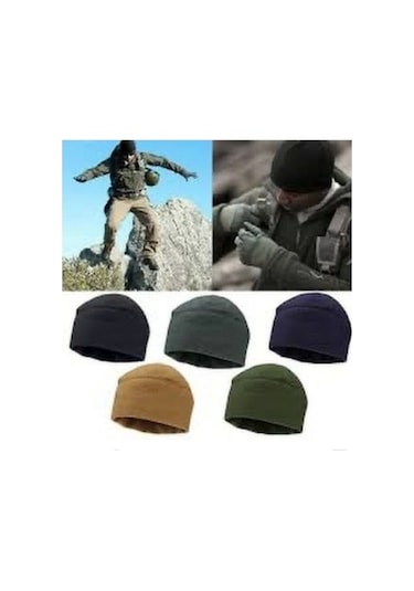 Eleven Market Haki Unisex Spor Polar Bere Siyah