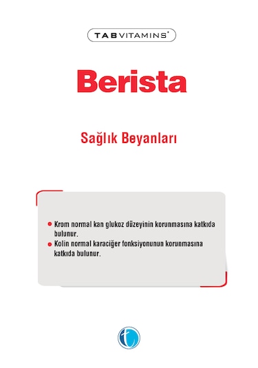 Tabvitamins Berista 30 Tablet