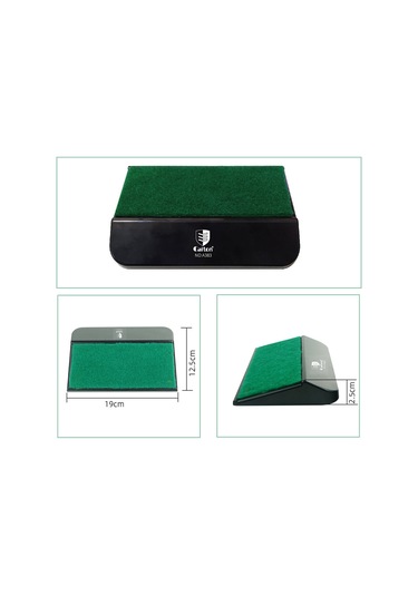 Qingmipy Golf Denge Pedalı - Vuruş Seviyenizi Artırın, Vücut Gücünü Etkili Kullanın, Dayanıklı Plastik Yapı Siyah