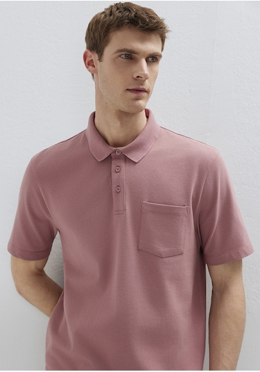 Mavi - Cepli Pembe Polo Tişört 0613465-70948