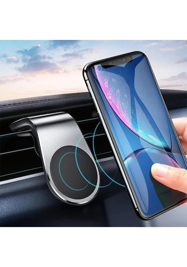 Araba Klimasına Takılan Mandallı Mıknatıslı Telefon Tutucu Çok Renkli