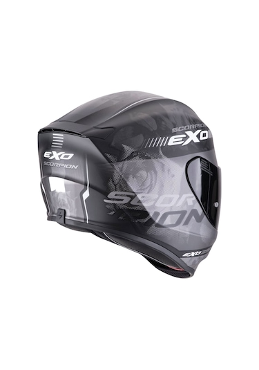 Scorpion Exo 391 Ava Kapalı Motosiklet Kaskı Mat Siyah Gümüş