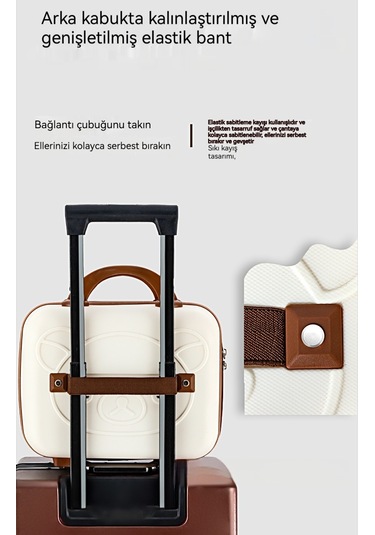 Bear Pp 14 El Bagajı Dahil Beyaz