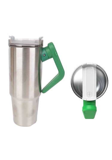 Mufunye The Iceflow Flip Straw Pipetli Termos Bardak 30oz 950ml ,gümüş Gümüş