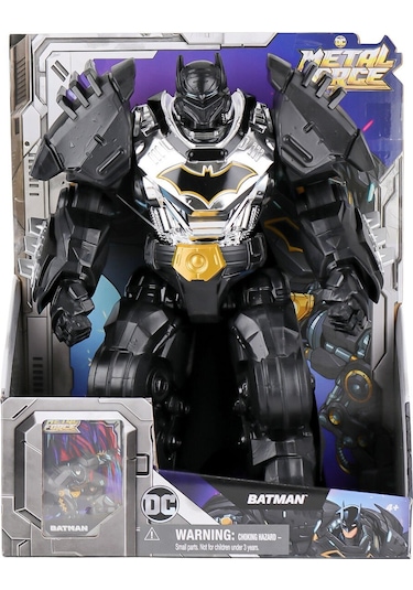61996 Dc Metal Batman Force 30 Cm Batman - Superman - Spider - Man