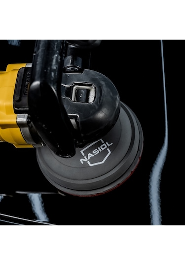 Nasiol Cırtlı Polisaj Tabanı-125/145mm-Araç Pasta Cila Polisaj Aplikatörü-Sünger ve Keçelerle Uyumlu