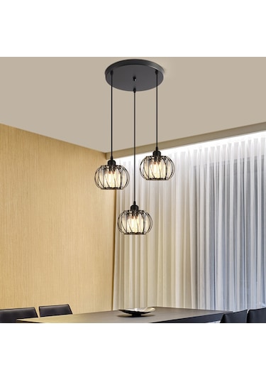 Symbee Tek Kafa Gold Cam Avize - Yemek Odası, Bar, Koridor Için Modern Minyatürlü, Kireçten Hafif, Işık Kaynağısız Aydınlatma Aleti Altın