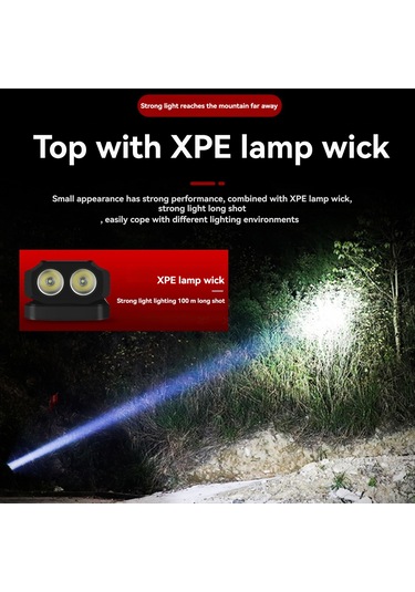 Vkemall K011 Kanca Tipi Gümüş Cob Led Tamir Işığı: Usb Şarjlı, Manyetik, 5 Aydınlatma Modu, Ipx6 Su Geçirmez, Çok Amaçlı Bakım Işığı 2 M