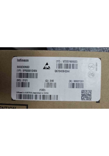 Skw30n60 41a 600v 250w To247 Transistör