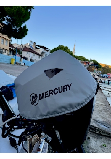 Tekne Motor Kılıfı Dıştan Takma Marin Deri Mercury 30 Hp