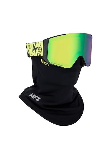 Anon Burton Sync Goggles + Lens + Mfi Face Mask Unisex Yeşil Goggle 30558 Yeşil