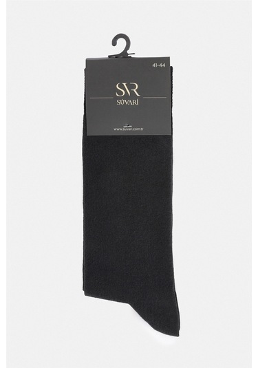 SÜVARİ Siyah Düz Çorap