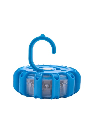 Süper Parlak 15 Led Yuvarlak Uyarı Işığı Acil Durum Yanıp Sönen Uyarı Işığı Yuvarlak Araba Tavan Polis Lambası