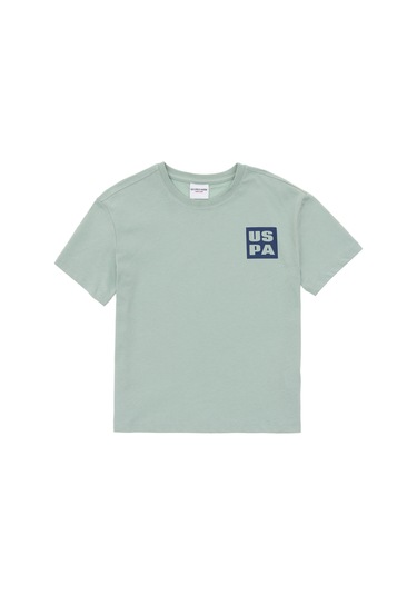 U.s. Polo Assn. Erkek Çocuk Su Yeşili Tişört Basic 50295447-vr048 Su Yeşili