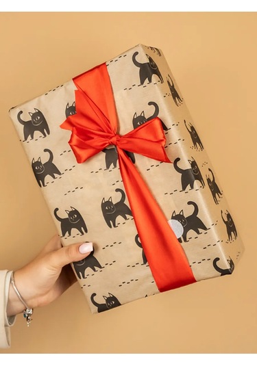 Riota Hediye İçin Rulo Kraft Ambalaj Kağıdı 260219754