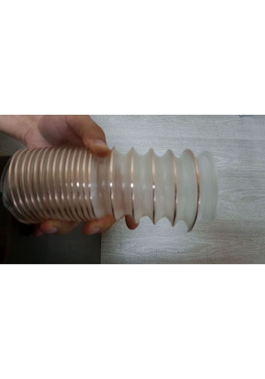 Poliüretan Bakır Telli Şeffaf Hortum 120mmx3 Mt Pu 070 Toz Talaş