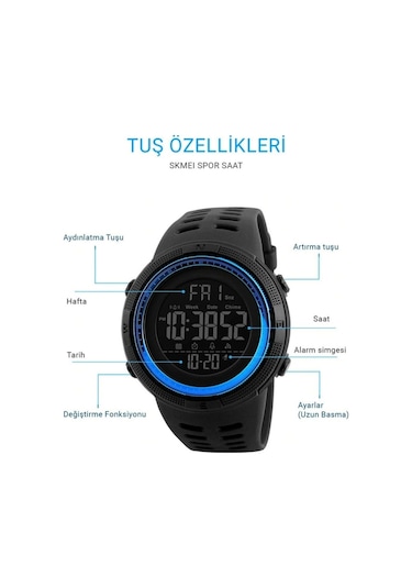 Skmei 1251 Unisex Kol Saati