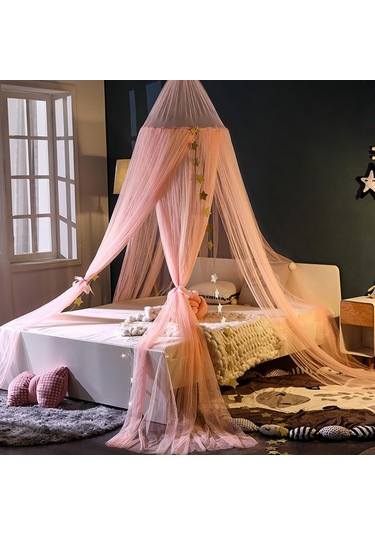 Suntek Çocuklar Prenses Oyun Çadırı Bebek Odası Açık-pembe