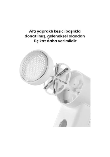 Şarjlı 2 Hızlı 6 Bıçaklı Tüy Ve Tiftik Temizleme Makinesi