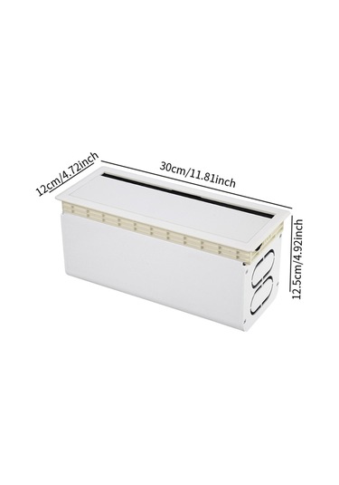 Homyl Ofis Ev Masası Için Kablo Yönetim Kutusu Alüminyum