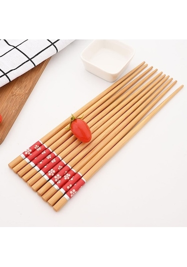 Agoodshop 5pairs Japon Yemek Çubukları Suşi Kaymaz Set Yemek Kaşık Tk. 56645617 Diğer