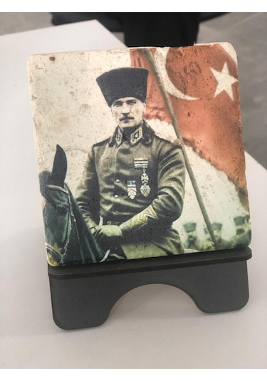 Atatürk Mermer Tablo Özel Koleksiyon Ofis & Ev Dekoru Anlamlı Hediye